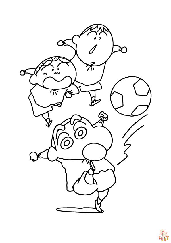 Shinchan Coloring Pages 2