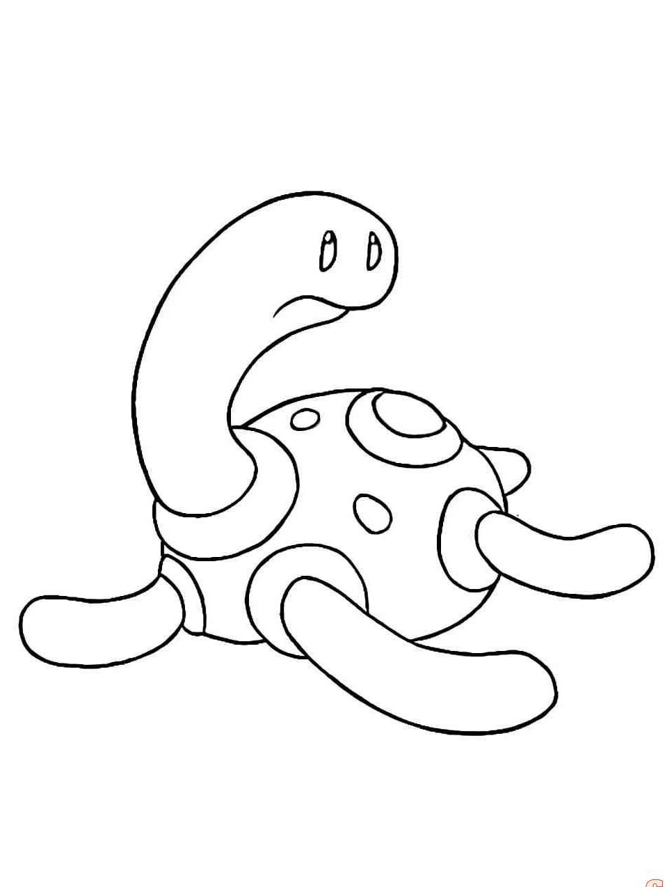 Shuckle Coloring Pages 1