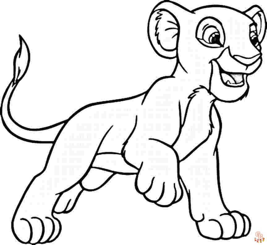 Simba Coloring Pages 13
