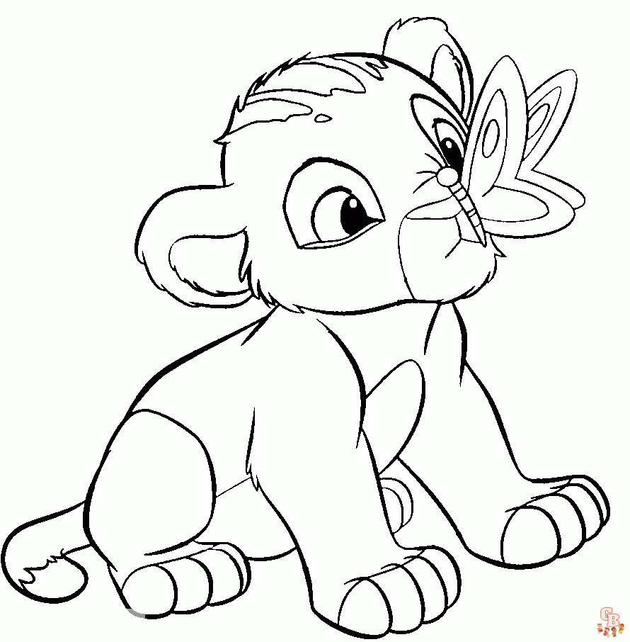 Simba Coloring Pages 2