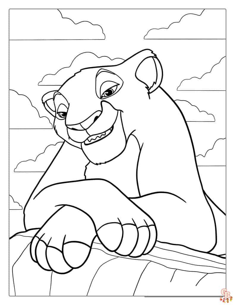 Simba Coloring Pages 2