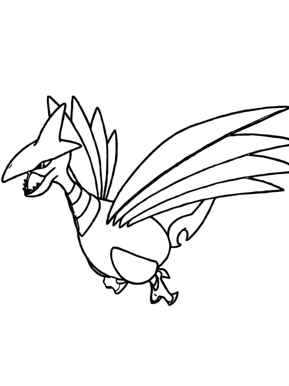 Skarmory Coloring Pages 7 1