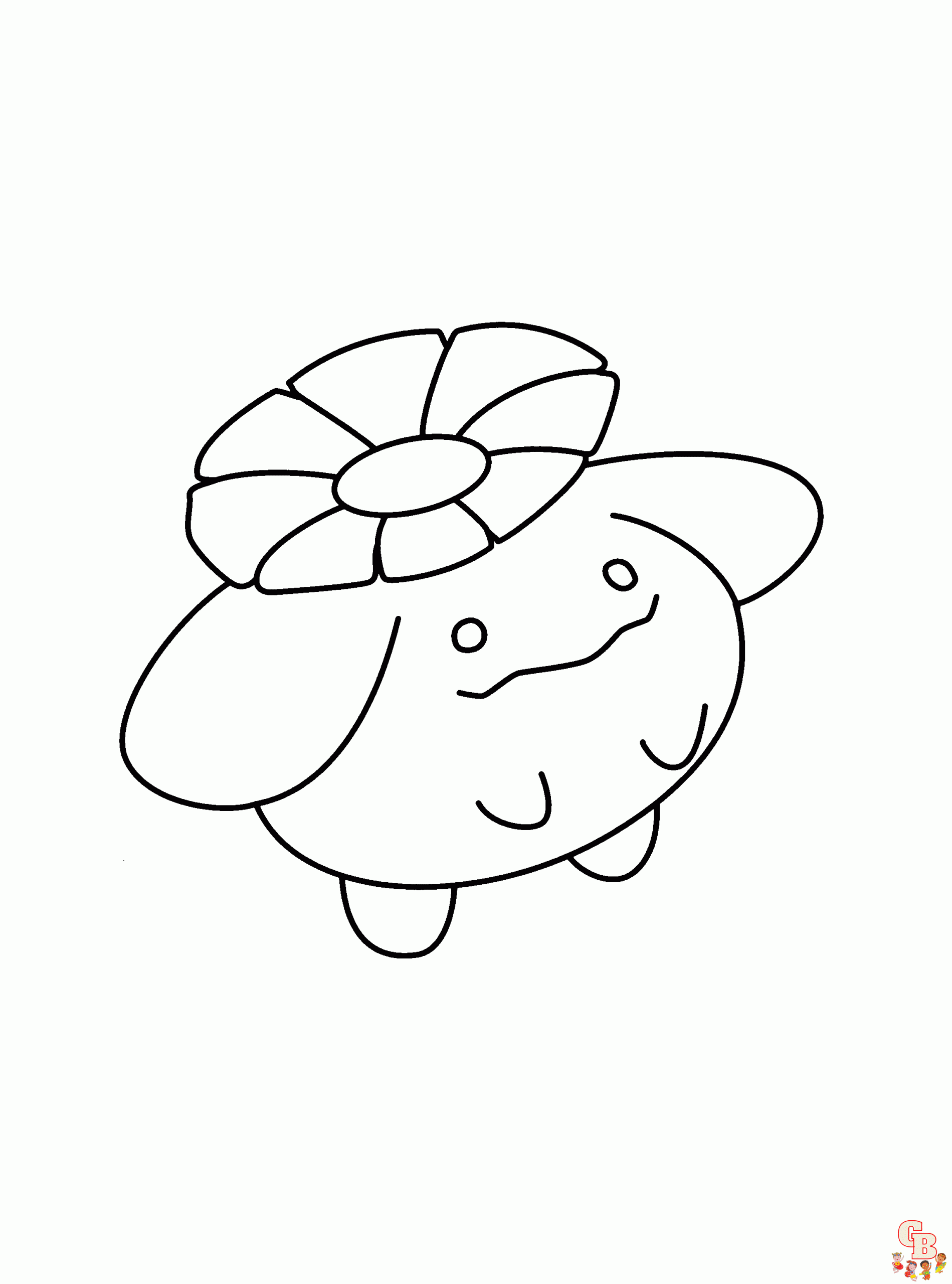 skiploom coloring page png pokemon