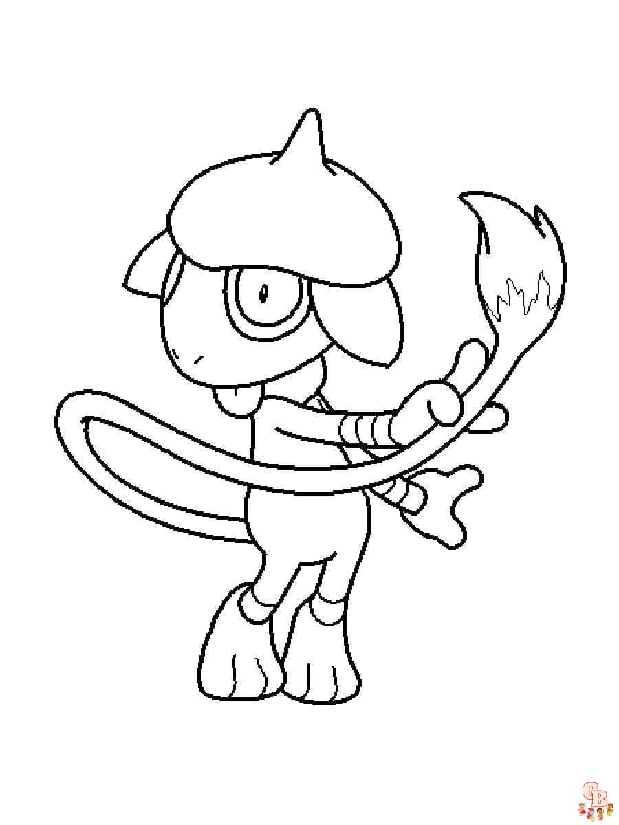 Smeargle Coloring Pages 1