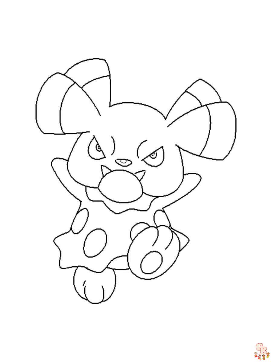 Snubbull Coloring Pages 1