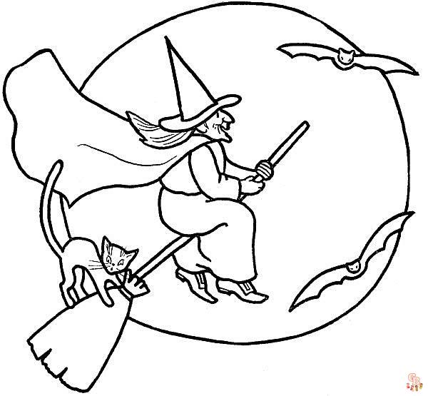 Spooky Coloring Pages 1