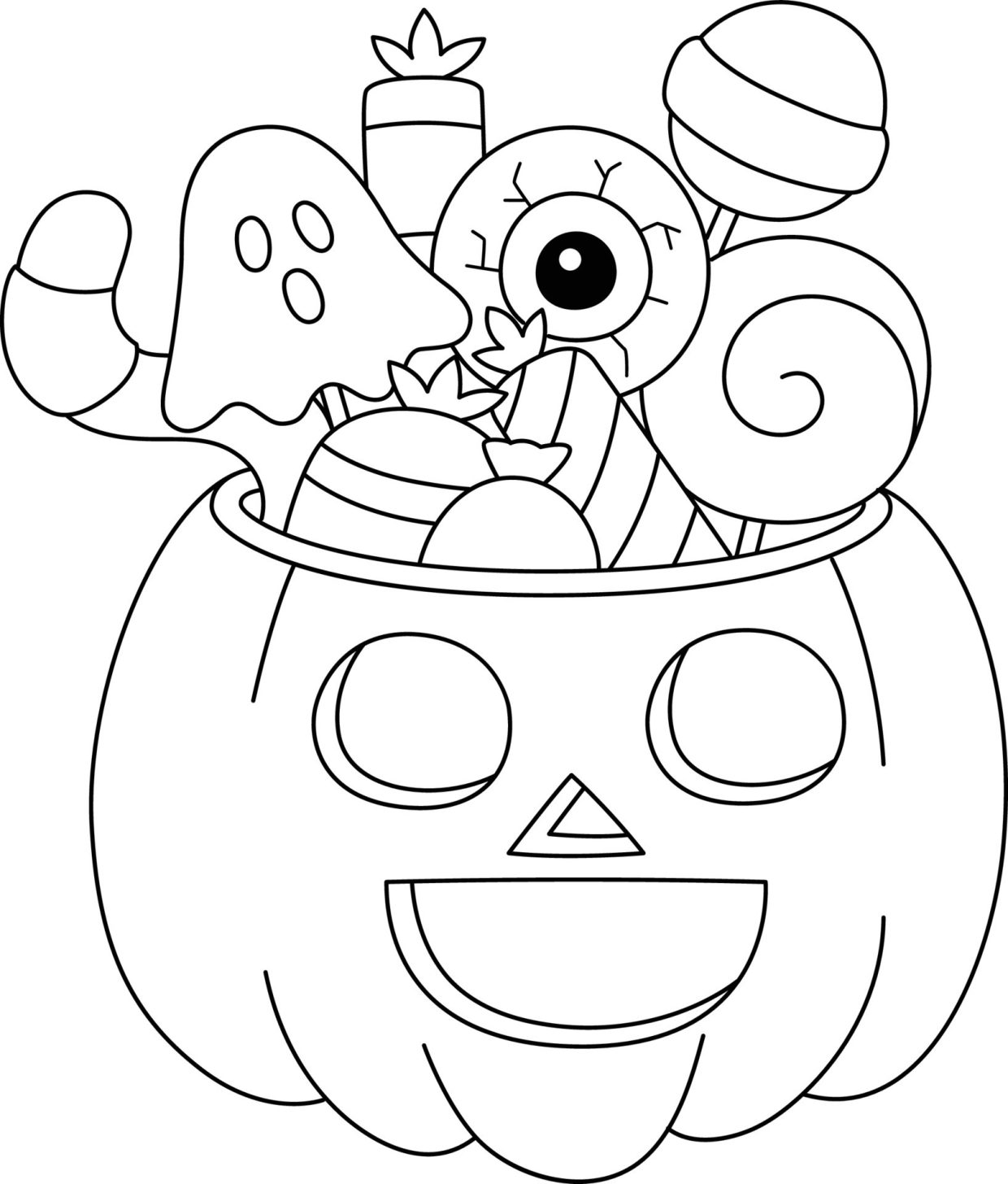 Printable Spooky Coloring Pages Free For Kids And Adults