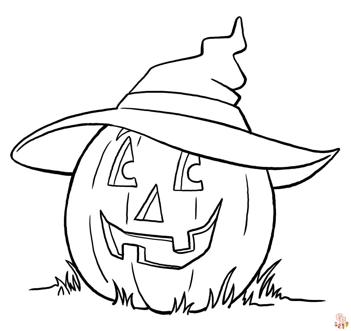 Spooky Coloring Pages 12