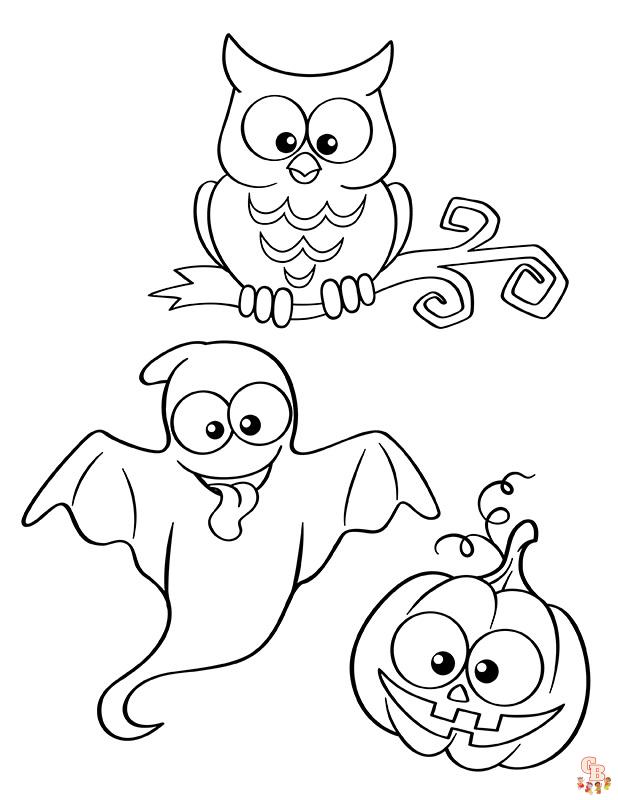 Spooky Coloring Pages 16