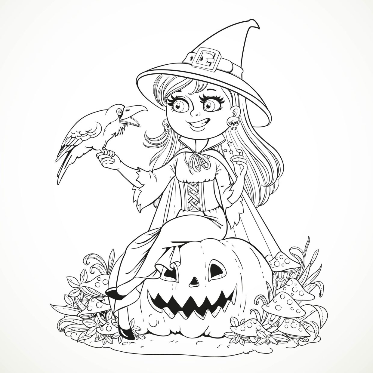 Spooky Coloring Pages 2