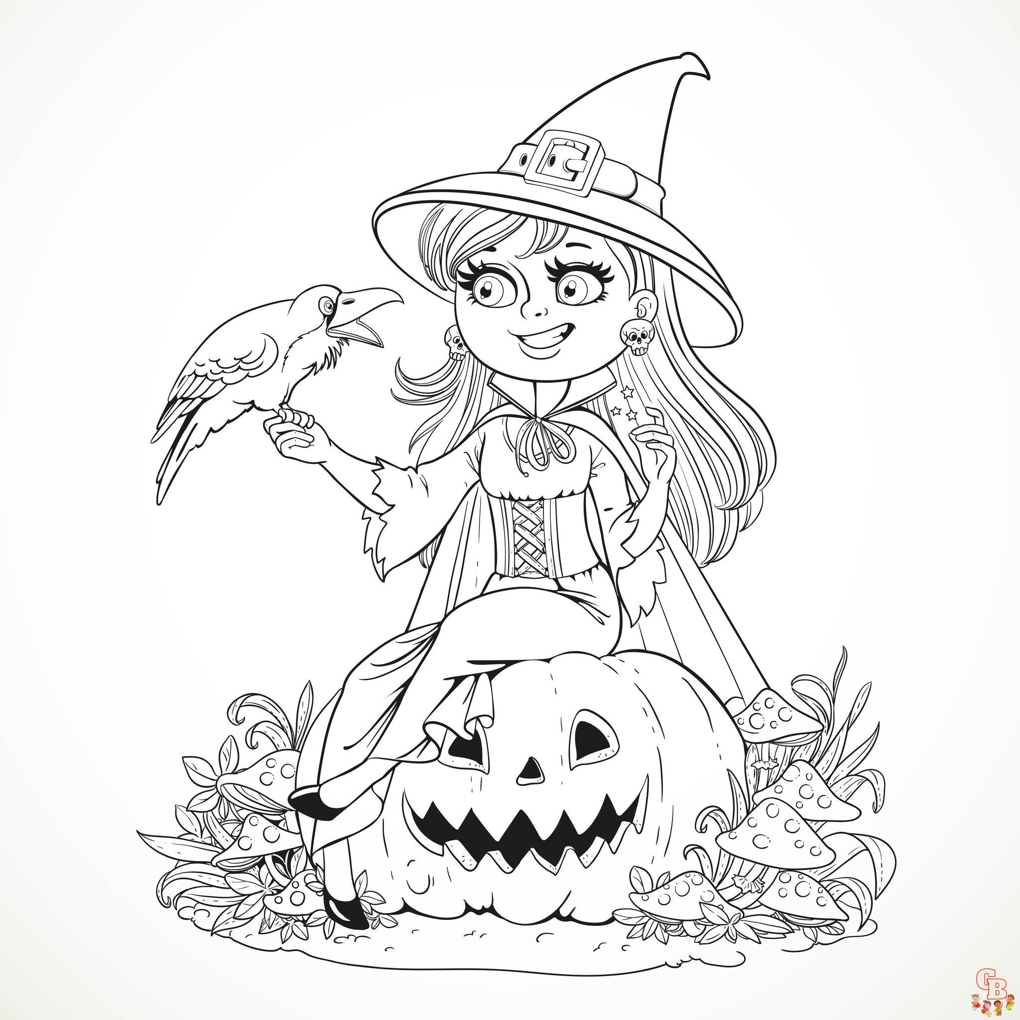 Spooky Coloring Pages 2