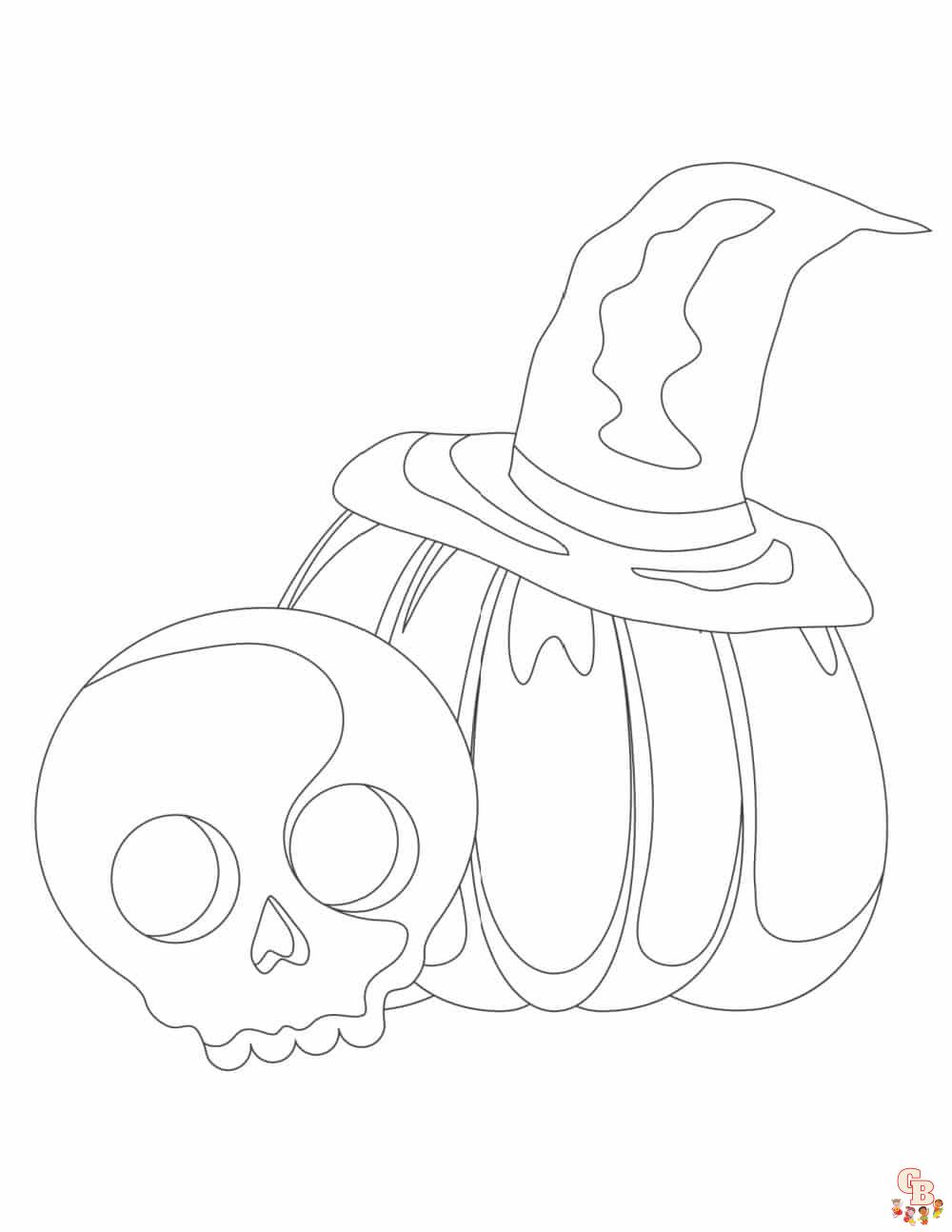 Spooky Coloring Pages 3