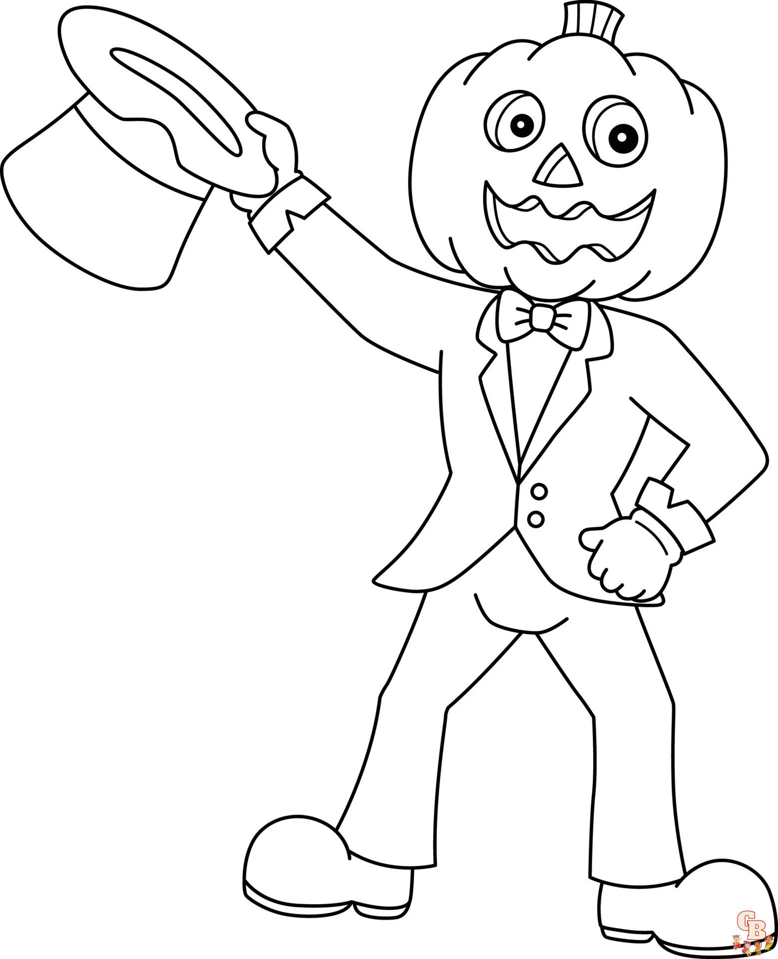 Spooky Coloring Pages 9