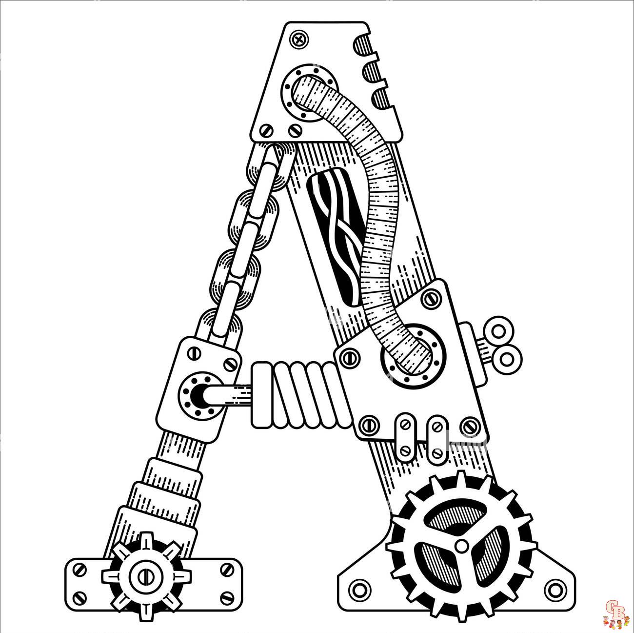 Steampunk Coloring Pages 3