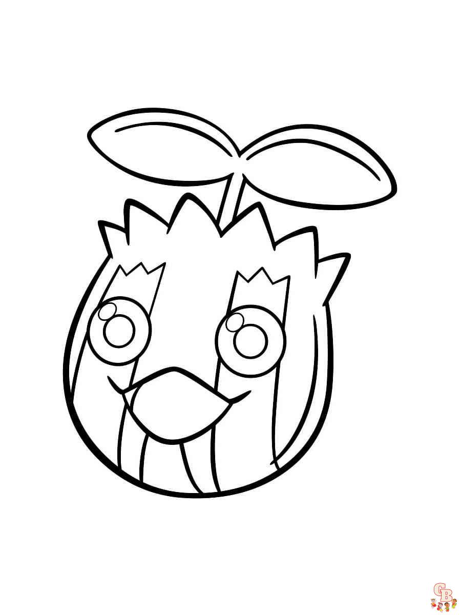 Sunkern Coloring Pages 2