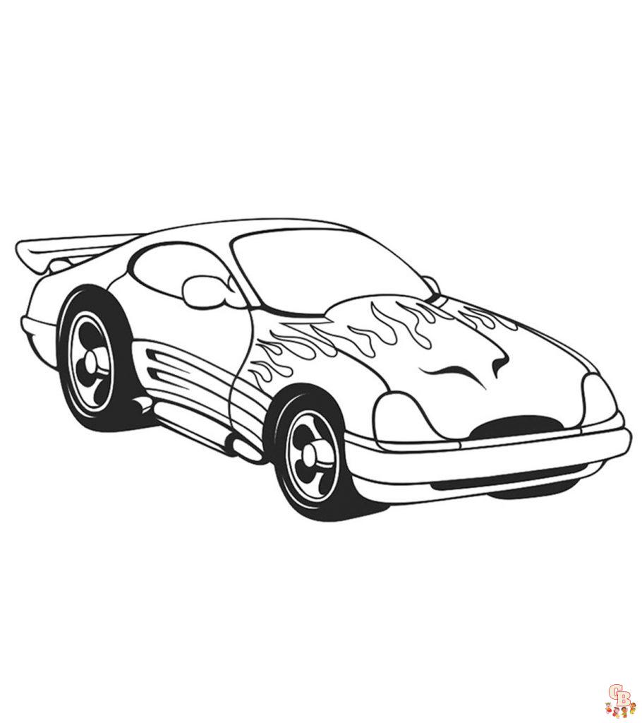 Supercars Coloring Pages 1
