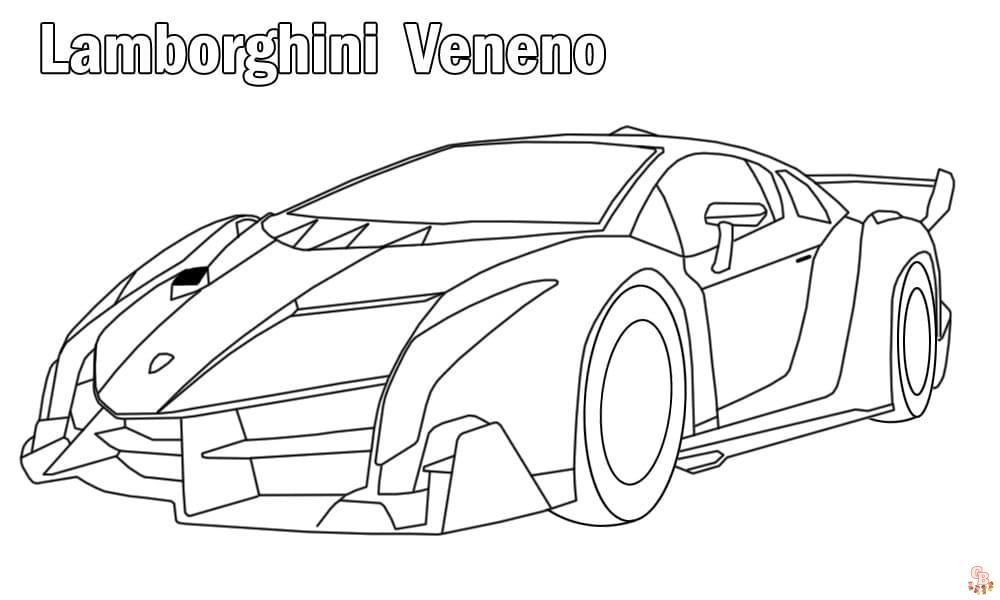 Supercars Coloring Pages 3