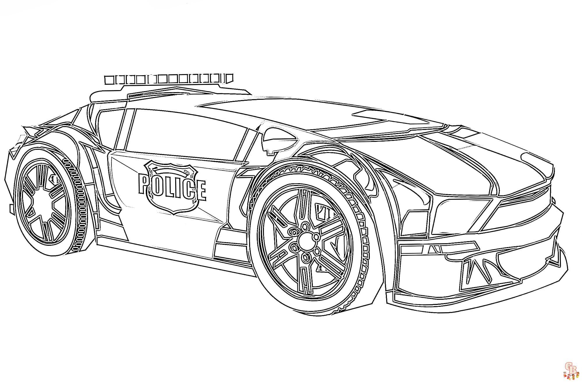 Supercars Coloring Pages 8