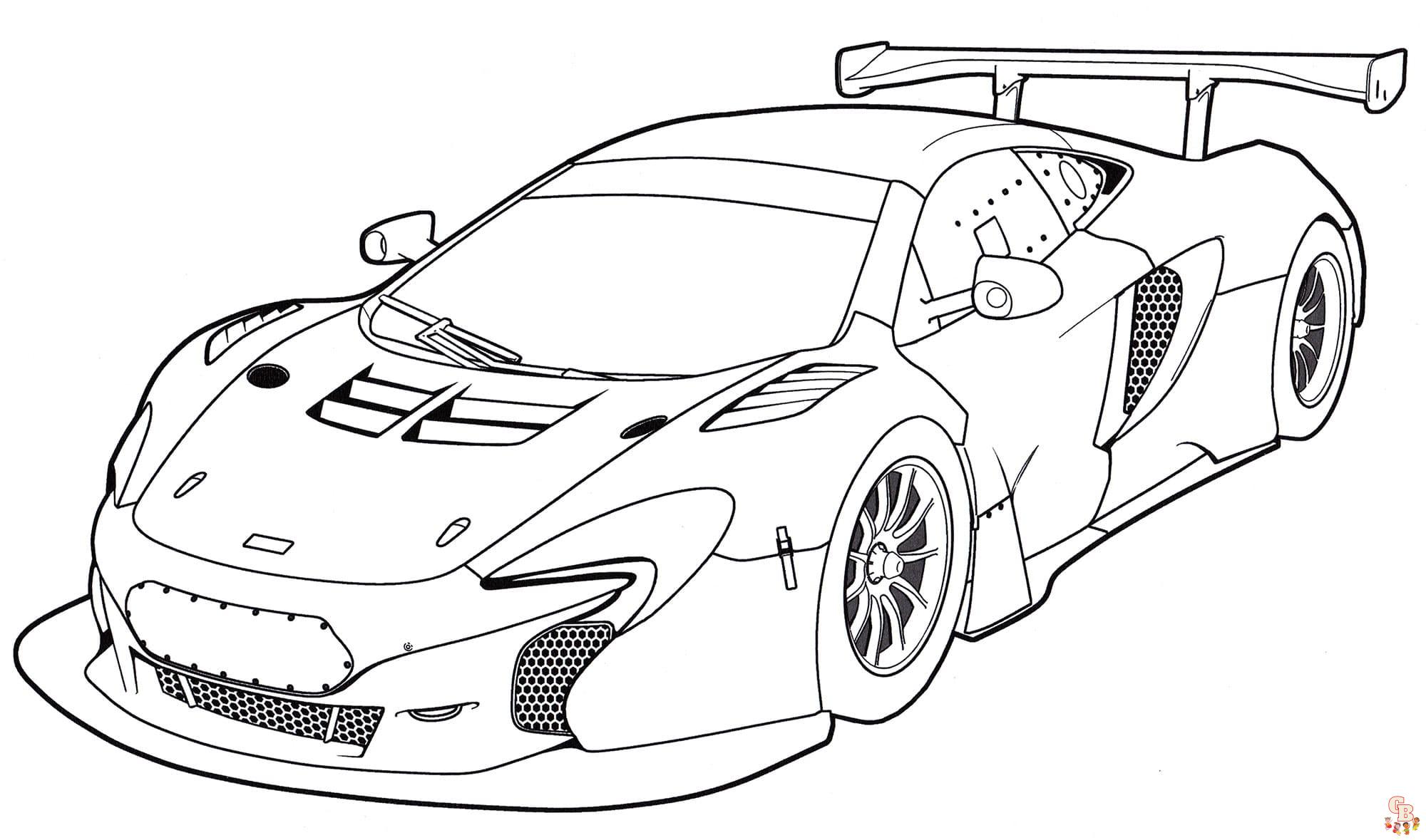 Supercars Coloring Pages 9