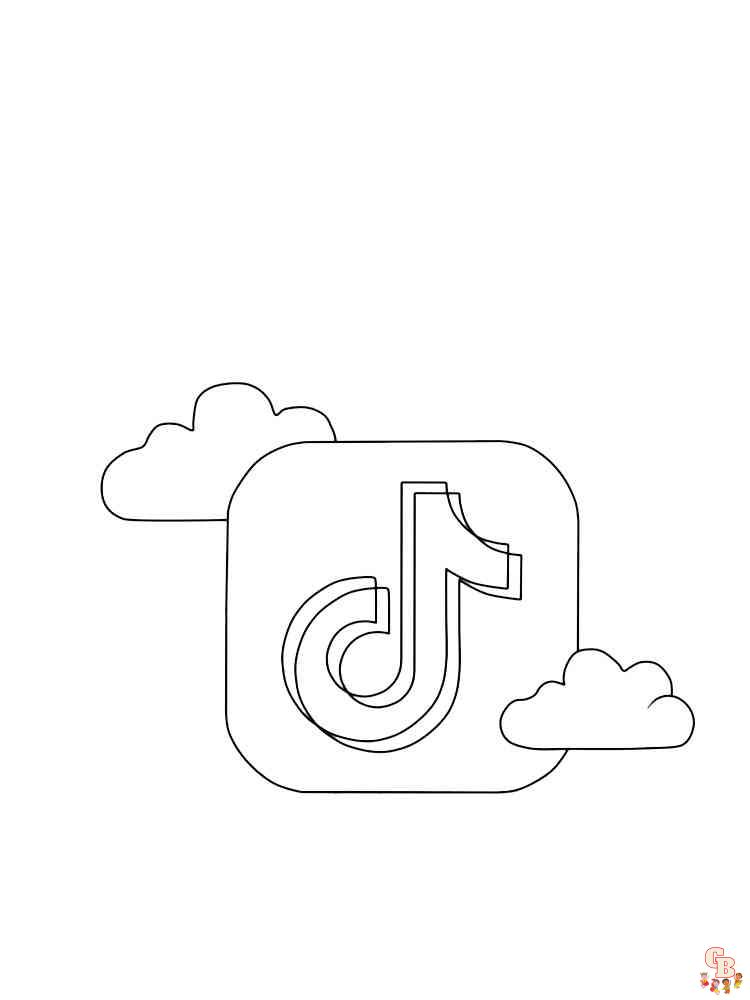 TikTok Coloring Pages 2
