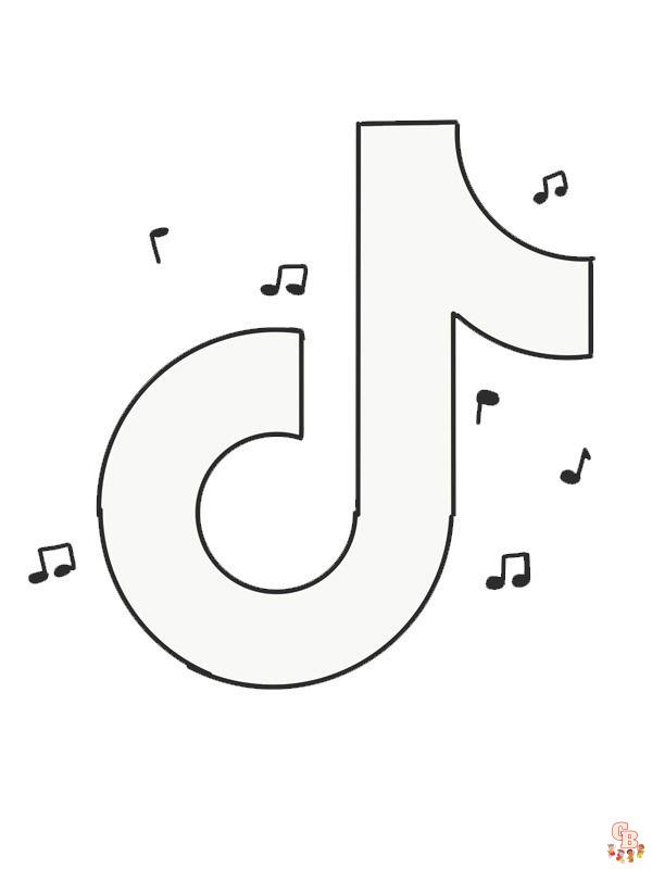 TikTok Coloring Pages 4