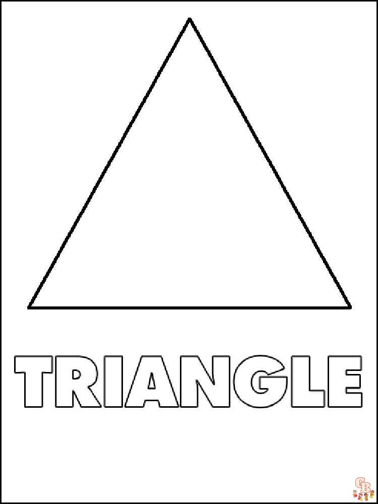 Triangle Coloring Pages 10