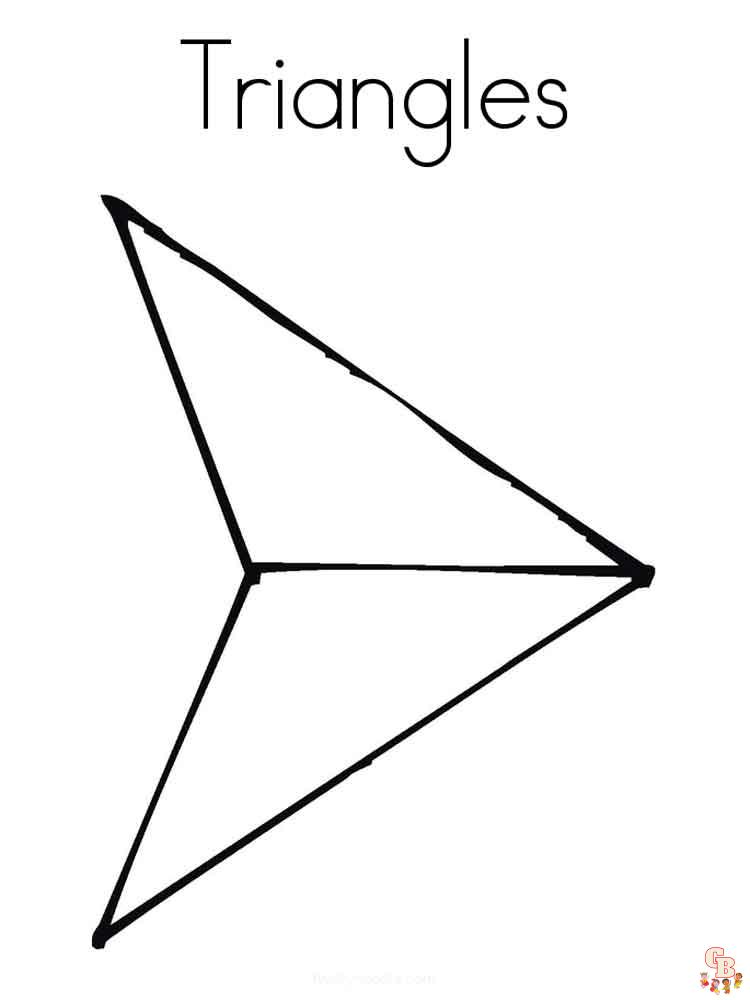 Triangle Coloring Pages 12