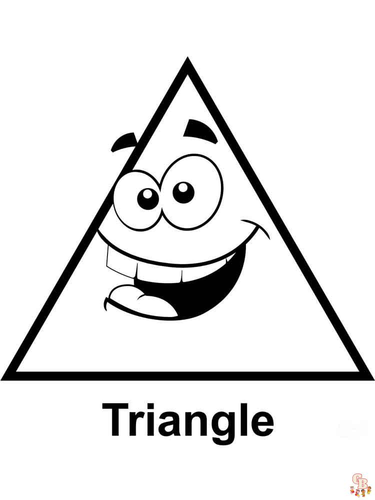Triangle Coloring Pages 13