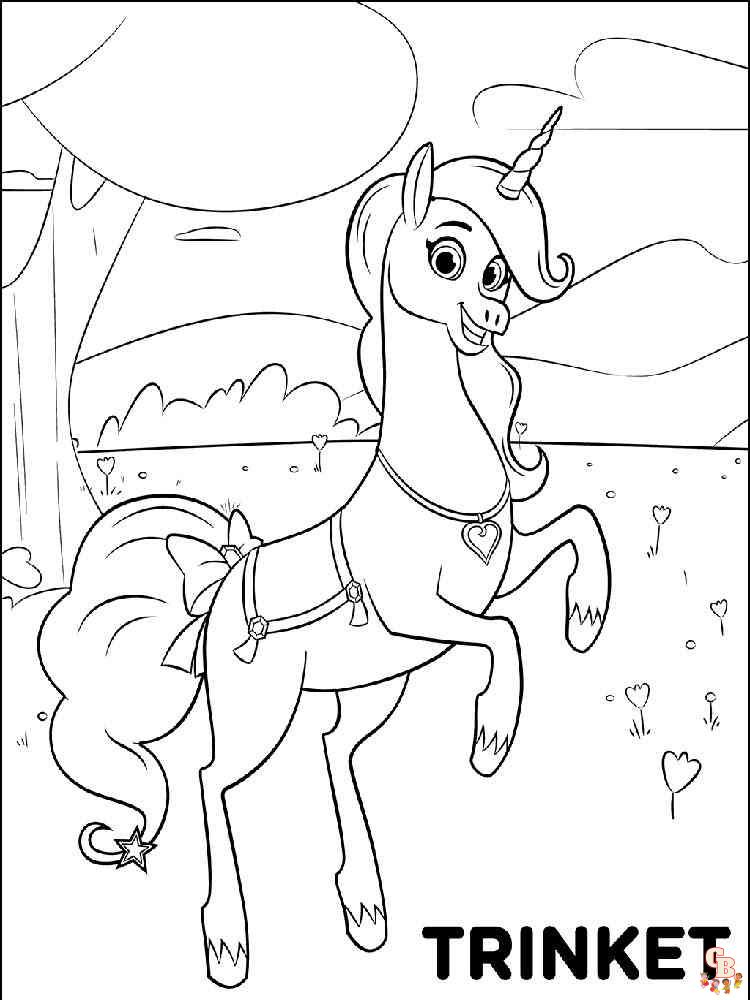 Trinket Nella the Princess Knight Coloring Pages 3