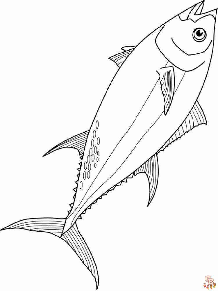 Tuna Fish Coloring Pages 5