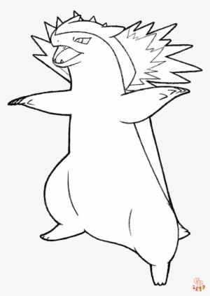 Typhlosion Coloring Pages 1 1