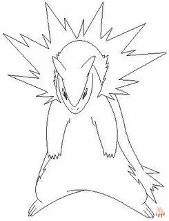 Typhlosion Coloring Pages 1