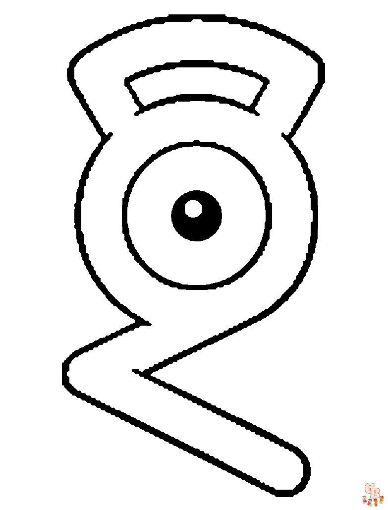 Discover 71 newest unown coloring pages , free to print and download ...