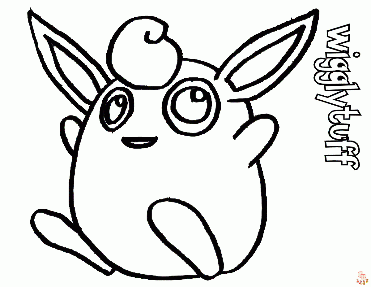 jigglypuff pokemon coloring page