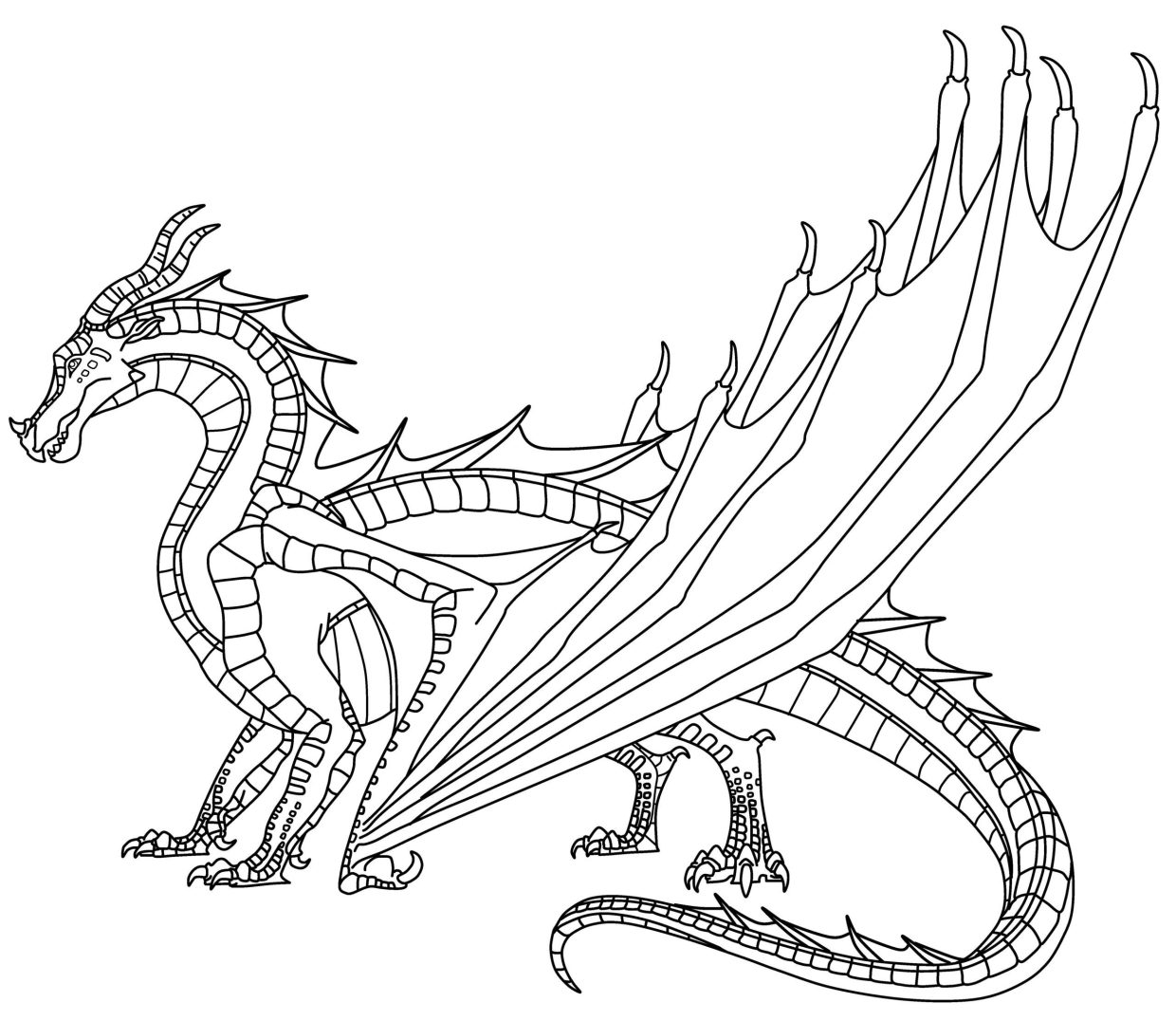 Wings of Fire coloring pages 2