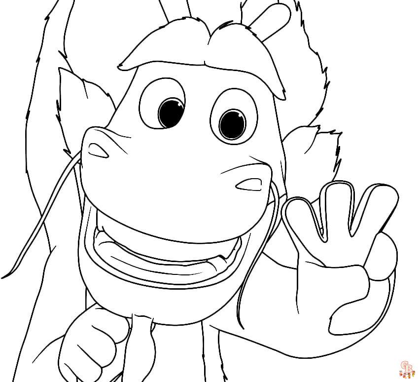 Wish Dragon Coloring Pages 1