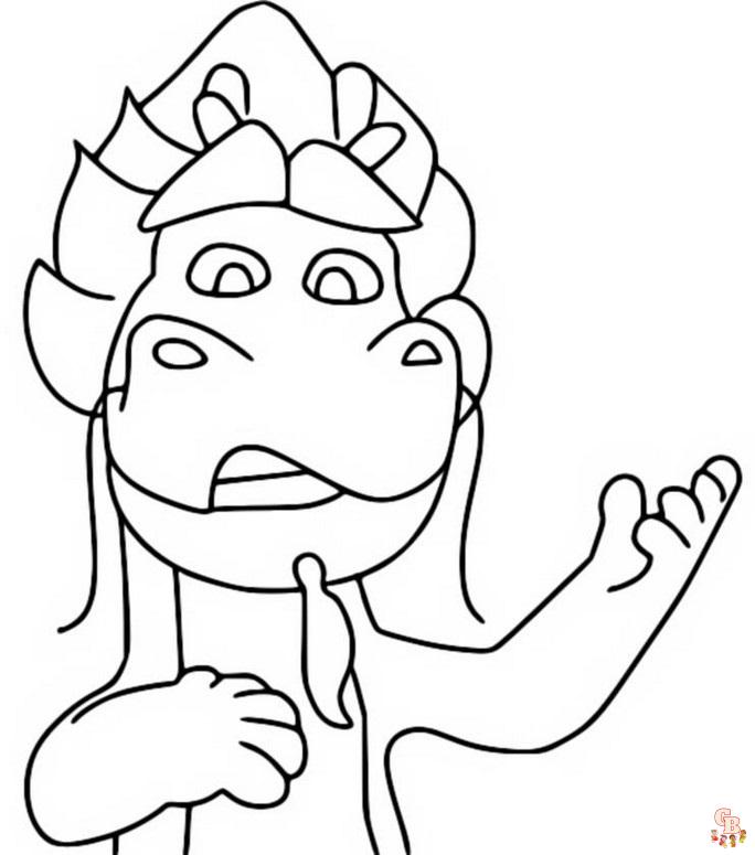 Wish Dragon Coloring Pages 13