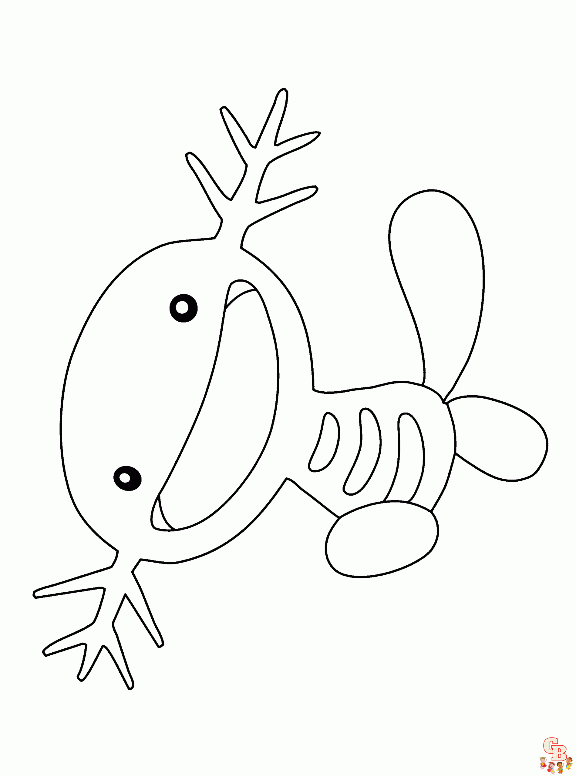 Wooper Coloring Pages 2