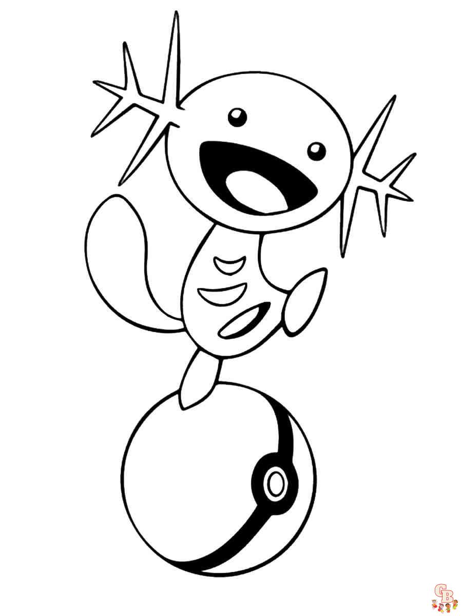 Wooper Coloring Pages 5