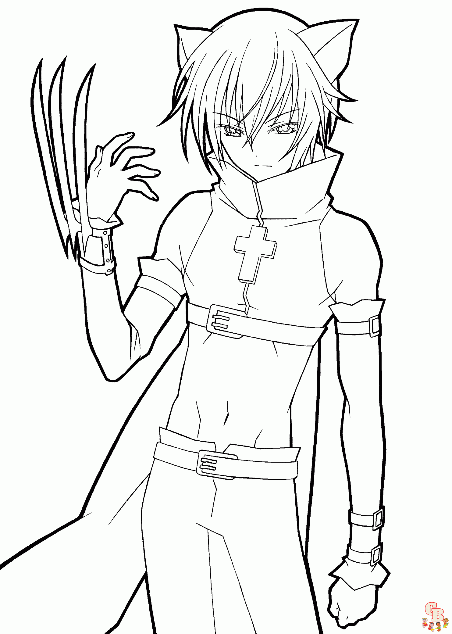 anime coloring pages 1