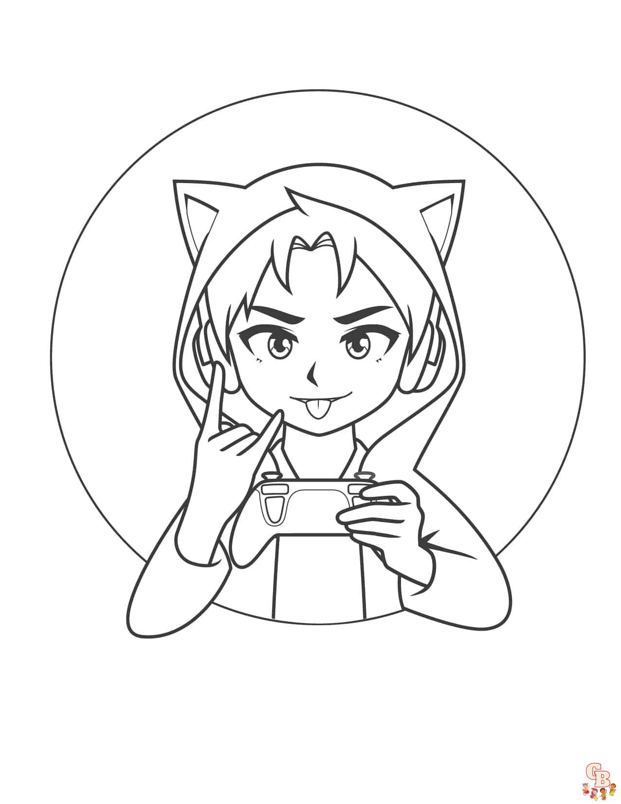 anime coloring pages 2