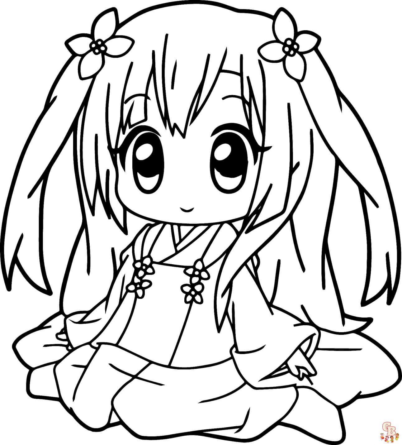anime coloring pages 5