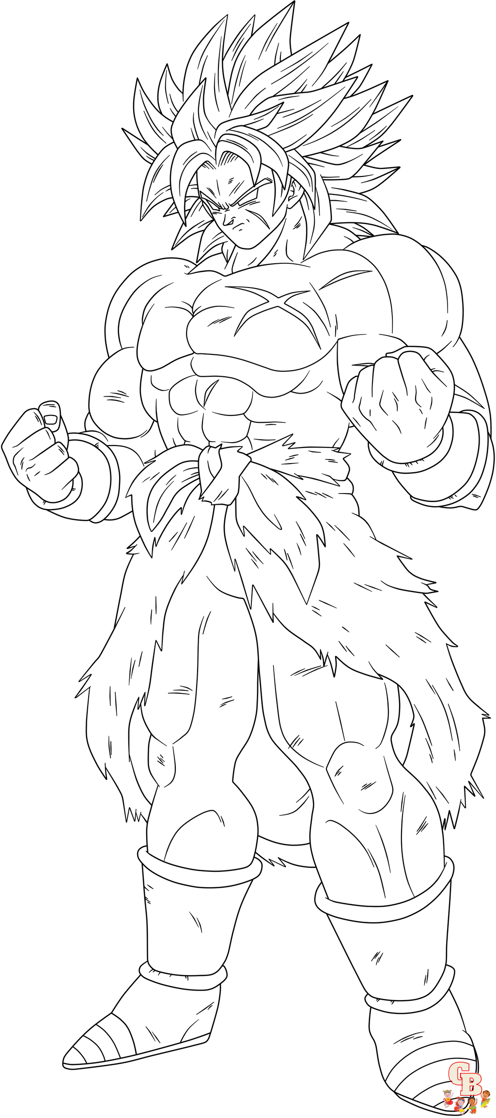 dragon ball super broly coloring pages 3