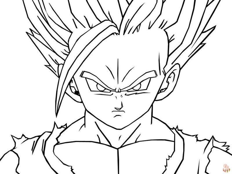 How to Draw Son Gohan Step by Step - Cute Easy Drawings
