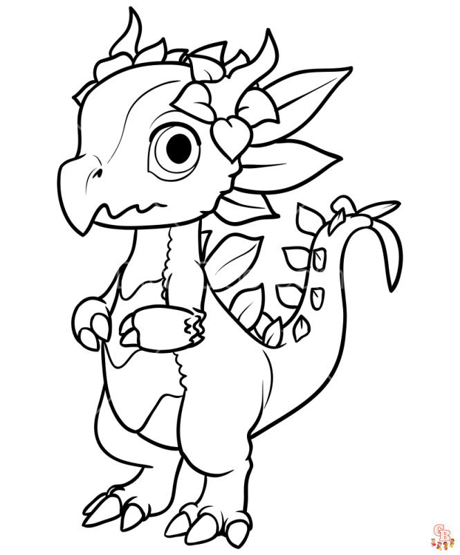 dragon mania legends coloring pages 5