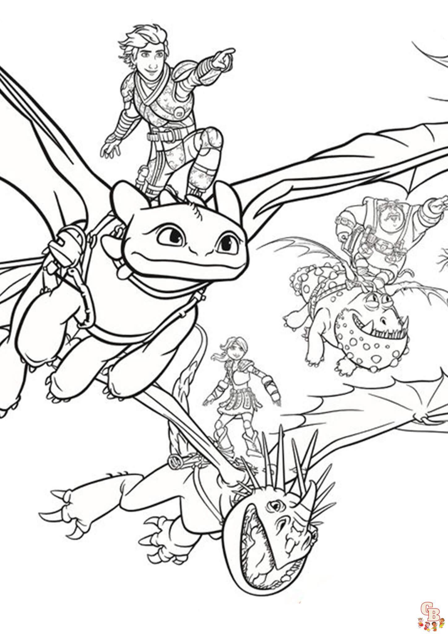 dragons rescue riders coloring pages 4