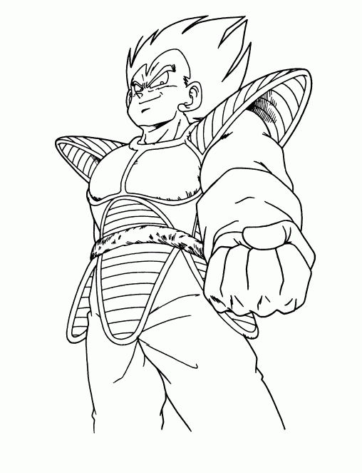 Unleash Your Creativity with Vegeta Dragon Ball Z Coloring Pages