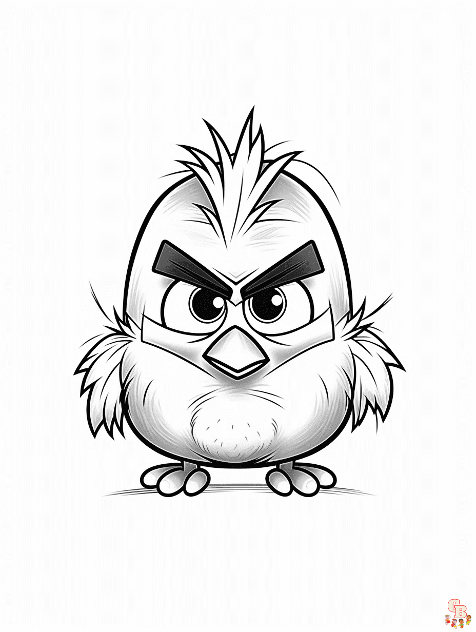angry bird coloring pages