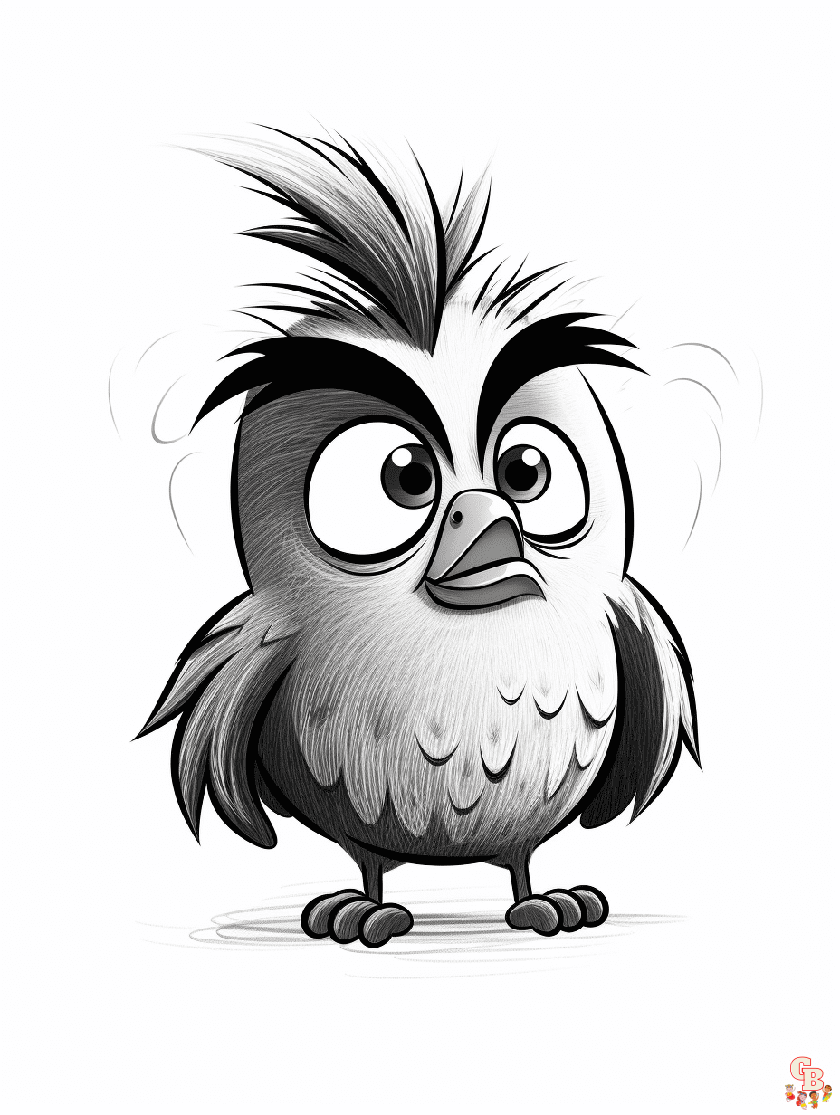 Angry Birds coloring pages printable free