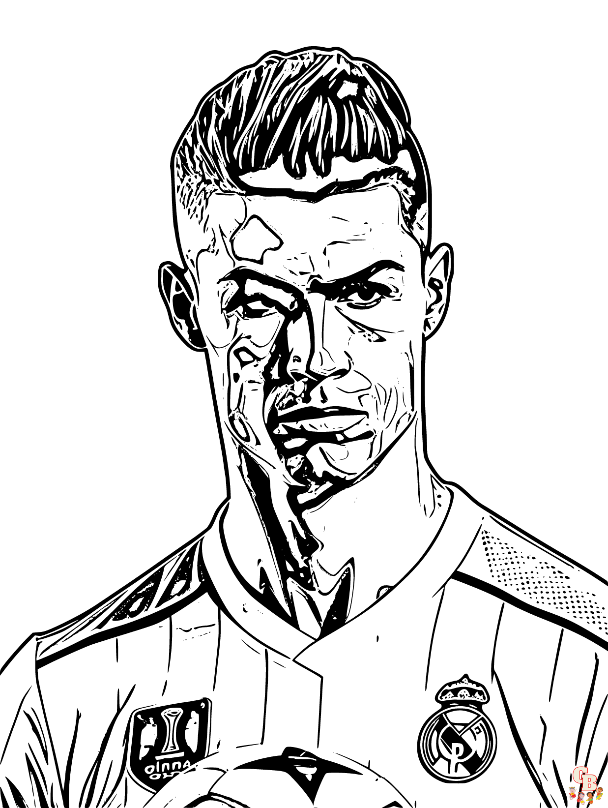 Collection 77 best cristiano ronaldo coloring pages , free to print and ...